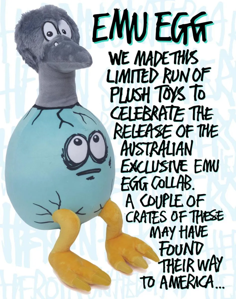HEROIN "EMU EGG" PLUSH TOY