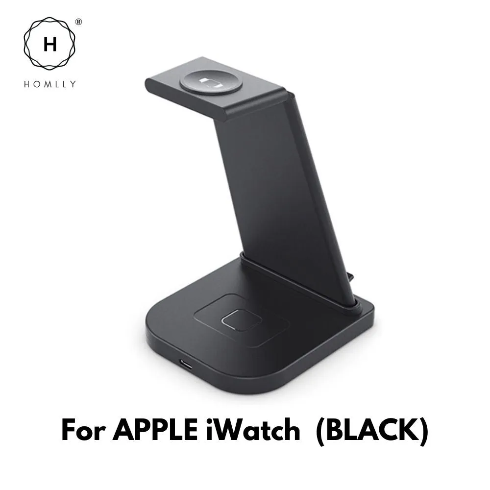 Homlly Detachable 3 in 1 Wireless Charging Station  Dock for Apple Samsung Watch Qi enabled Smartphone
