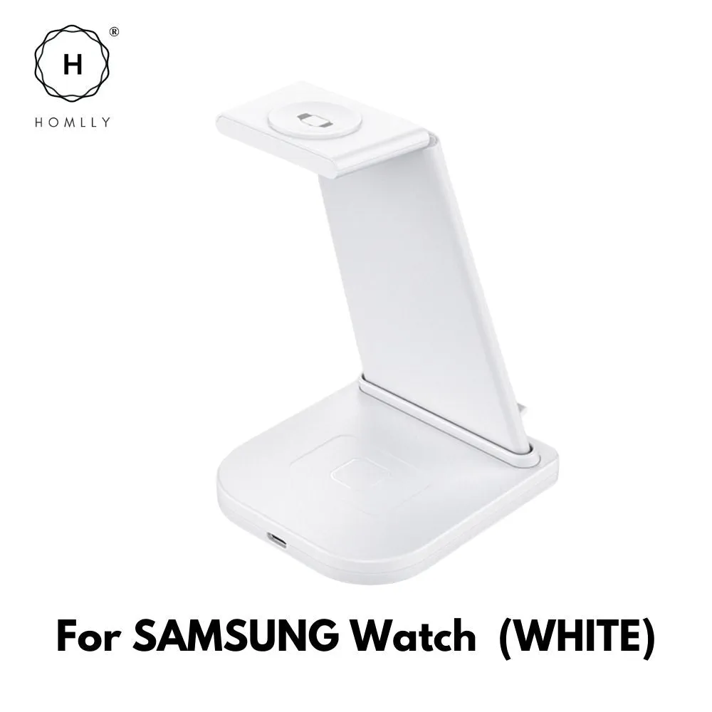Homlly Detachable 3 in 1 Wireless Charging Station  Dock for Apple Samsung Watch Qi enabled Smartphone