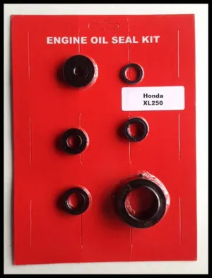 Honda XL250 Engine Oil Seal Kit 1972 1973 1974 1975 1976 Clutch Kick Shift 