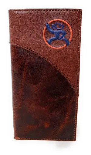 Hooey Roughy Rodeo Wallet Blue & Orange Logo - 1871137W2