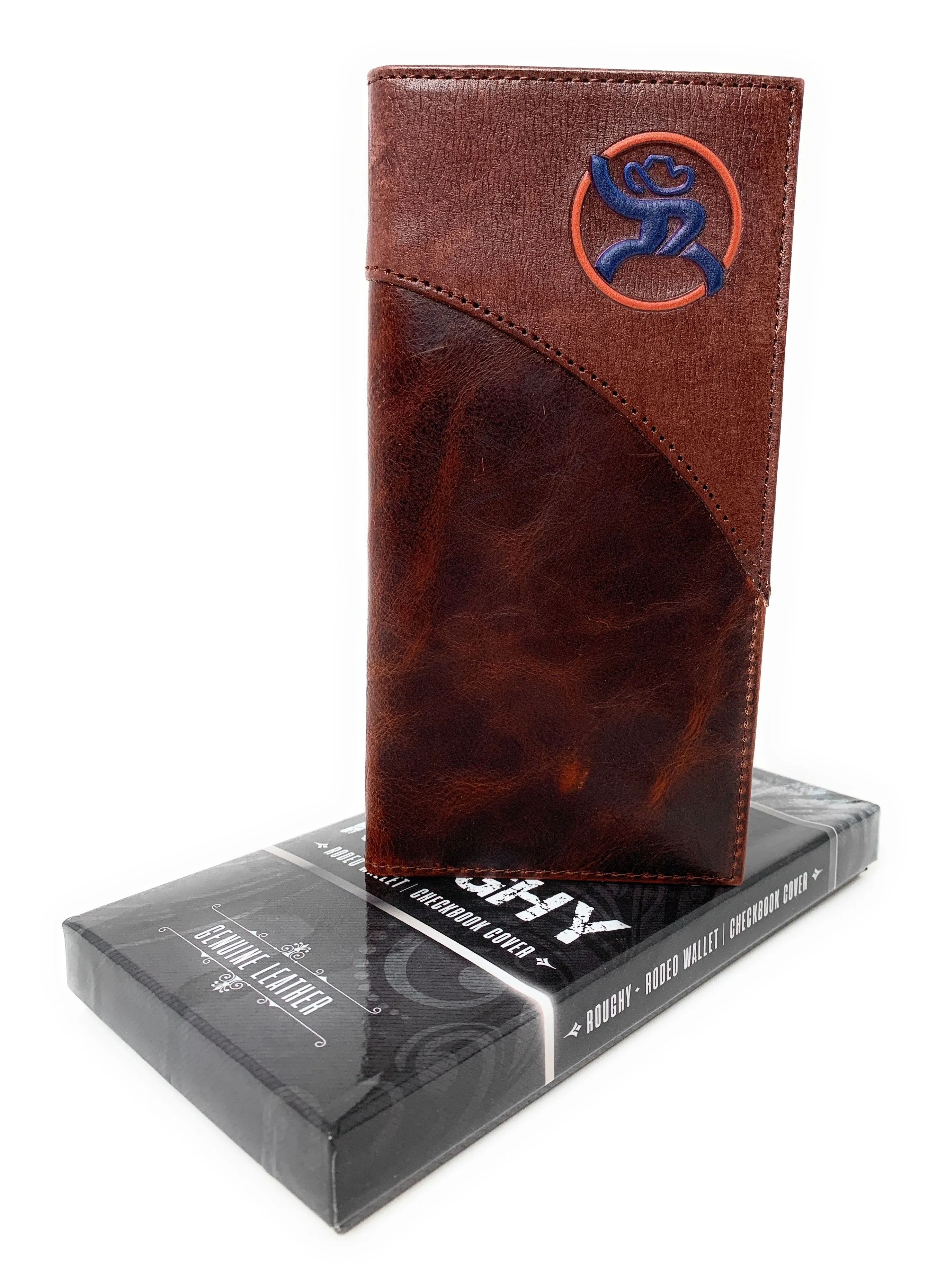 Hooey Roughy Rodeo Wallet Blue & Orange Logo - 1871137W2