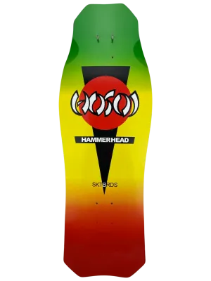 Hosoi O.G. Hammerhead Rasta 10.5" Skateboard Deck