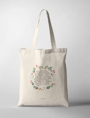 How Beautiful Upon The Mountains {Tote Bag}