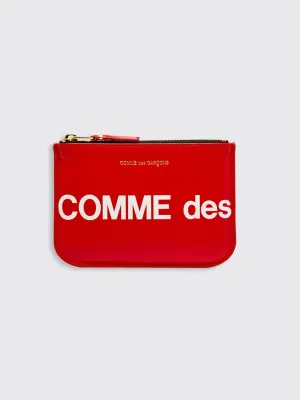 Huge Logo Zip Pouch Wallet