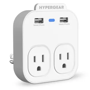 HYPERGEAR Multi-Charger   Holder   Nightlight - Dual Voltage