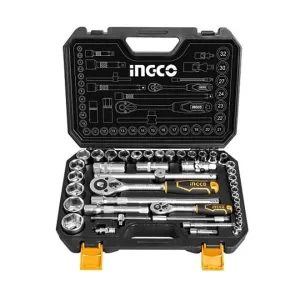 Ingco 44 pcs 1/4"   1/2" socket set - HKTS42441
