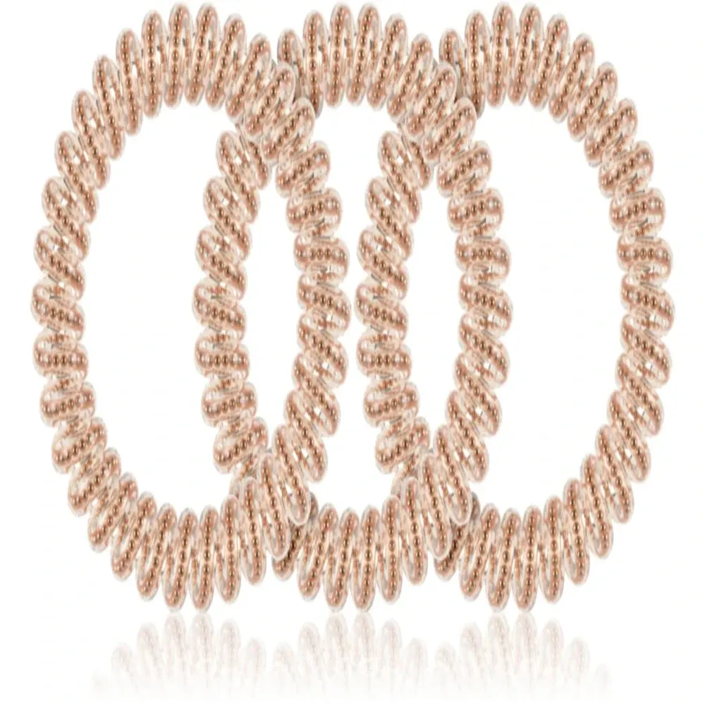 Invisibobble Slim Bronze And Beads 3pc