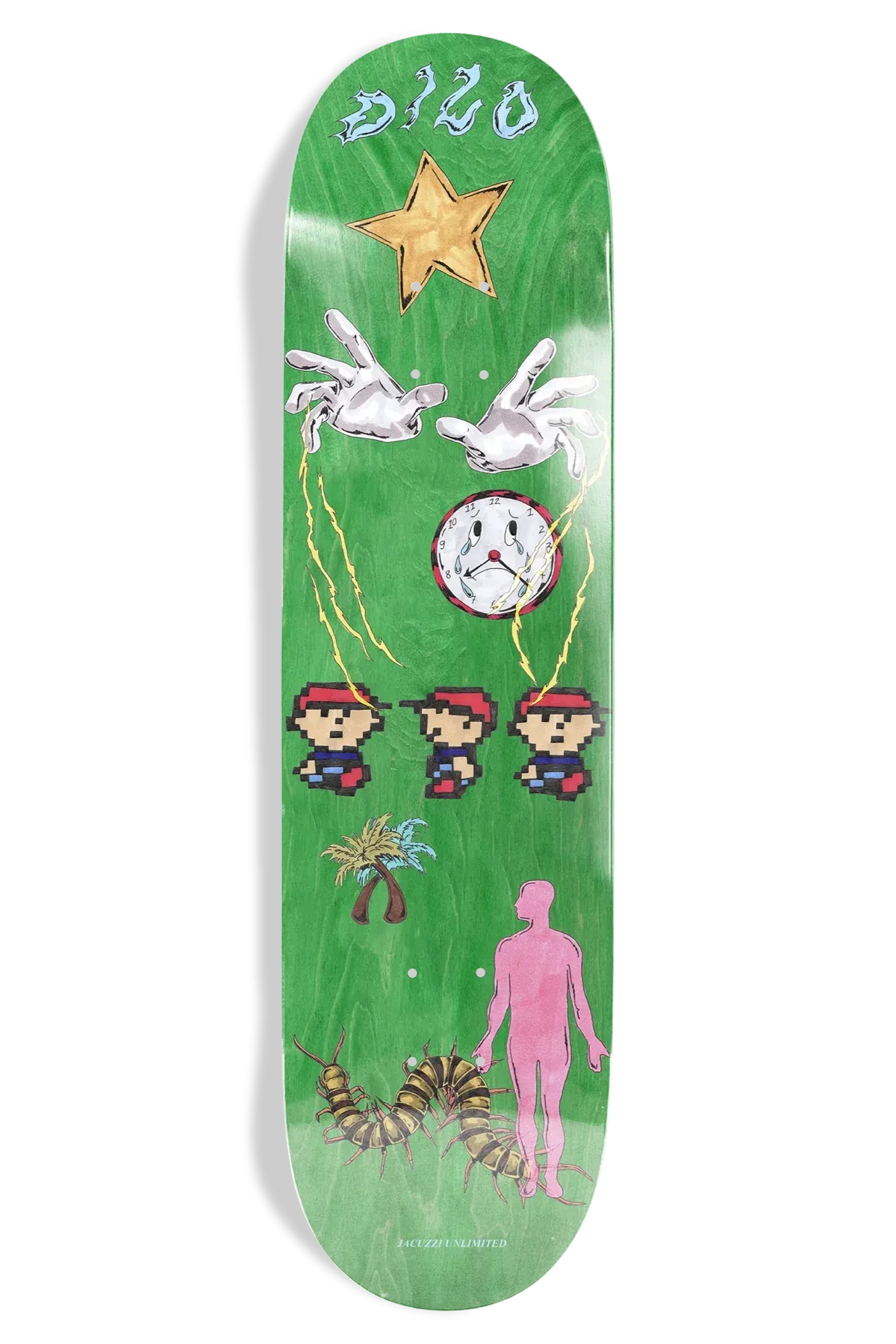 Jacuzzi Unlimted John Dilo Projection 8.5" Skateboard Deck