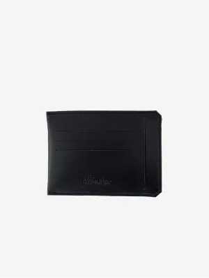 Jasmin Vegan Apple Leather Compact Wallet | Black
