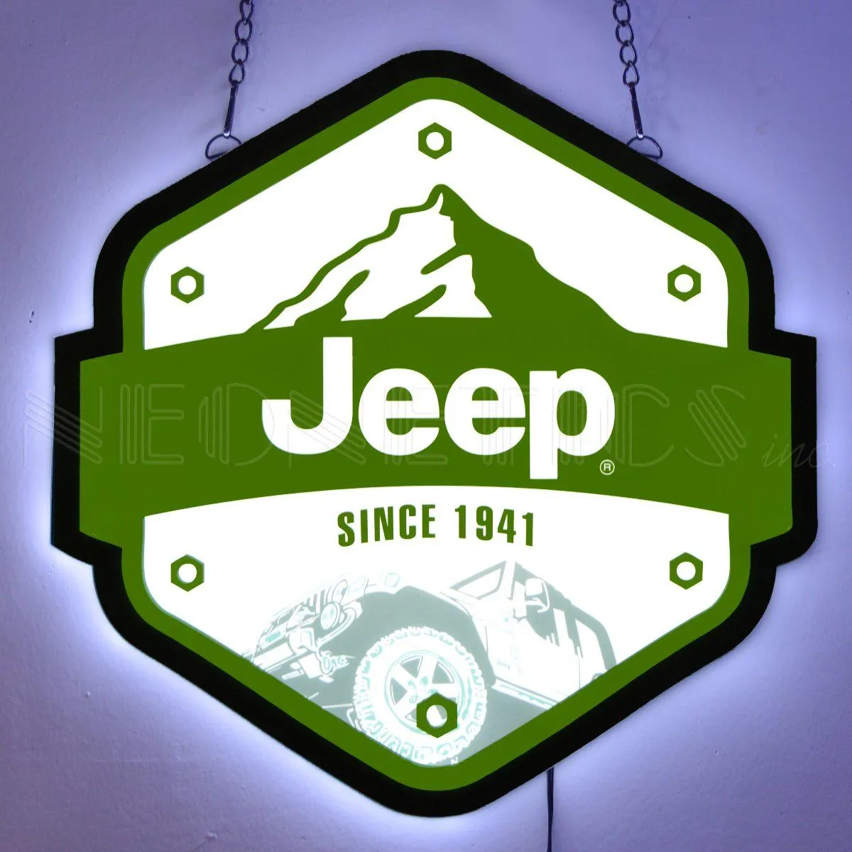 Jeep Since 1941 Slim LED Sign