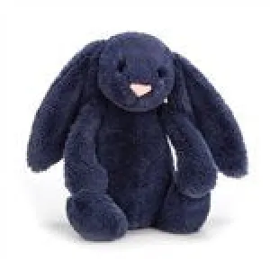 Jellycat Bashful Bunny NAVY Small