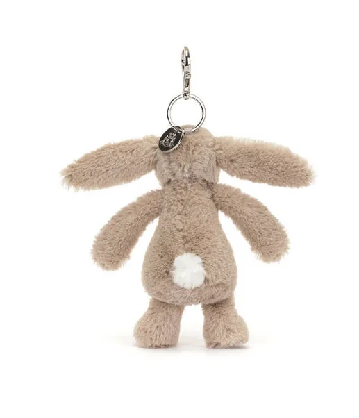 JELLYCAT BLOSSOM BEIGE PETAL BUNNY BAG CHARM