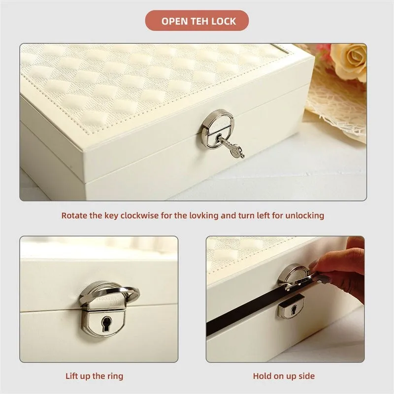 Jewelry Box with Travel Storage Case