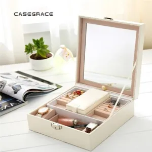Jewelry Box with Travel Storage Case
