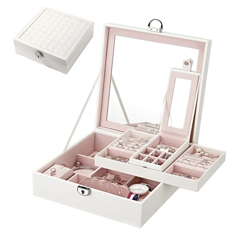 Jewelry Box with Travel Storage Case