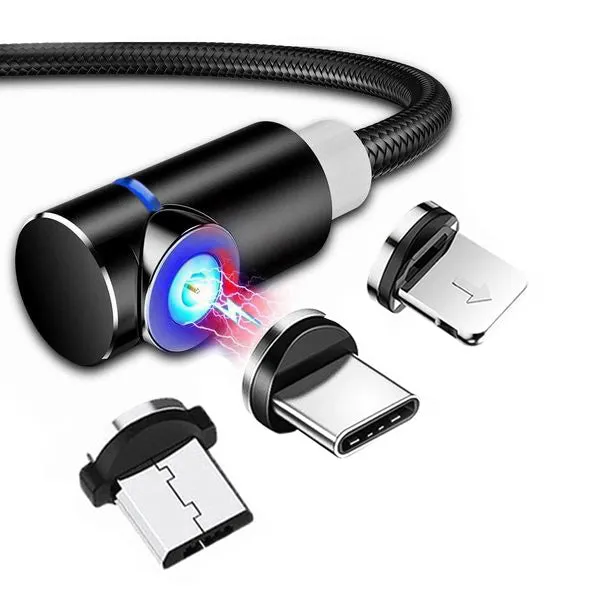 Kabel Magnetyczny, Kątowy (  końcówka okrągła)