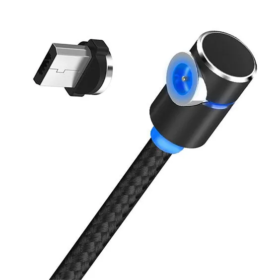 Kabel Magnetyczny, Kątowy (  końcówka okrągła)