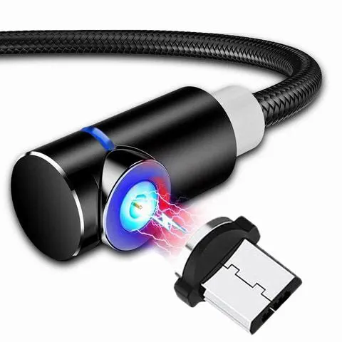 Kabel Magnetyczny, Kątowy (  końcówka okrągła)