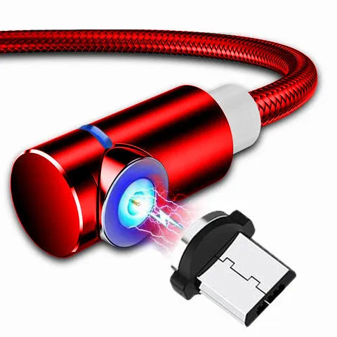 Kabel Magnetyczny, Kątowy (  końcówka okrągła)