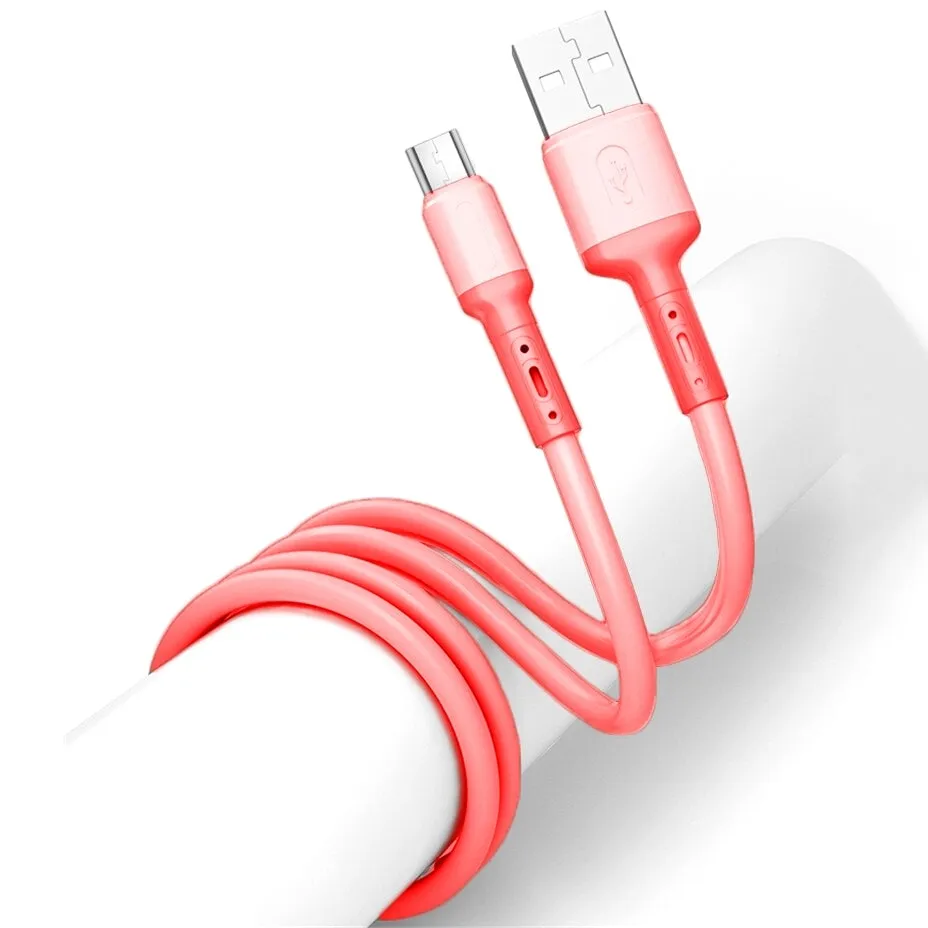 Kabel Micro USB, Kolorowy - 1 Metr