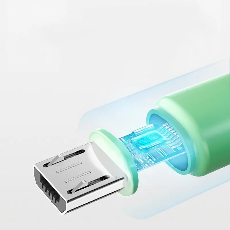 Kabel Micro USB, Kolorowy - 1 Metr