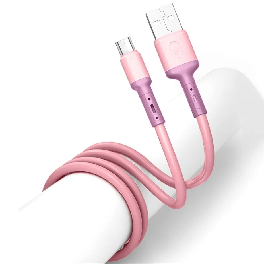 Kabel Micro USB, Kolorowy - 1 Metr