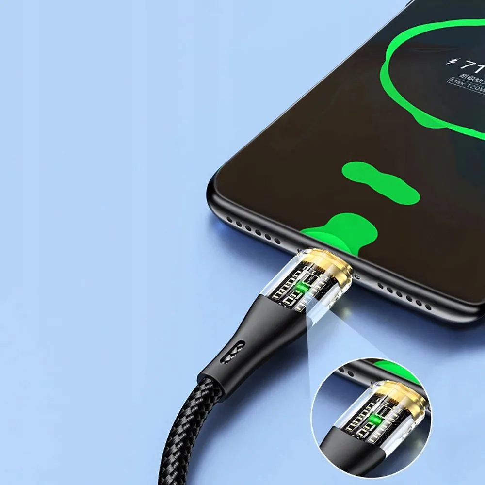 Kabel USB (A) do USB-C - Szybkie Ładowanie - 120W 1m