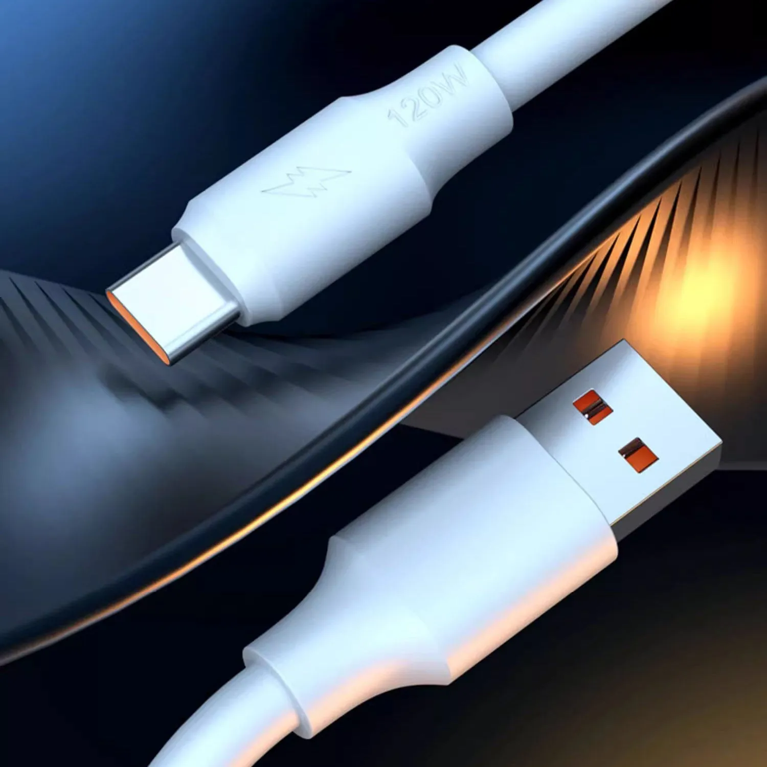 Kabel USB-C 6A - SuperCharge 120W - 2M - Gruby