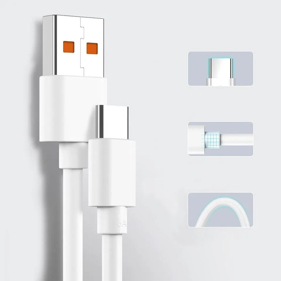 Kabel USB-C 6A - SuperCharge 66W