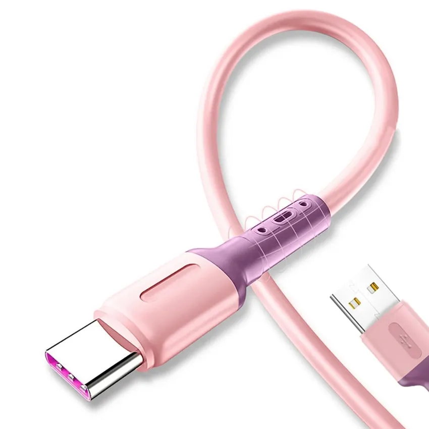 Kabel USB-C, Kolorowy - 1 Metr