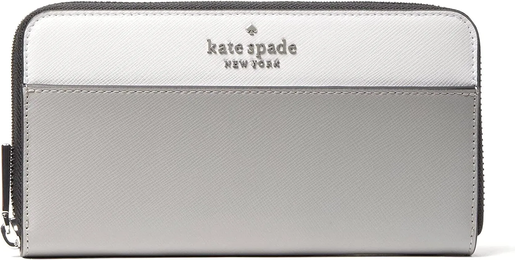 Kate Spade Staci Colorblock Large Continental Wallet Nimbus Grey