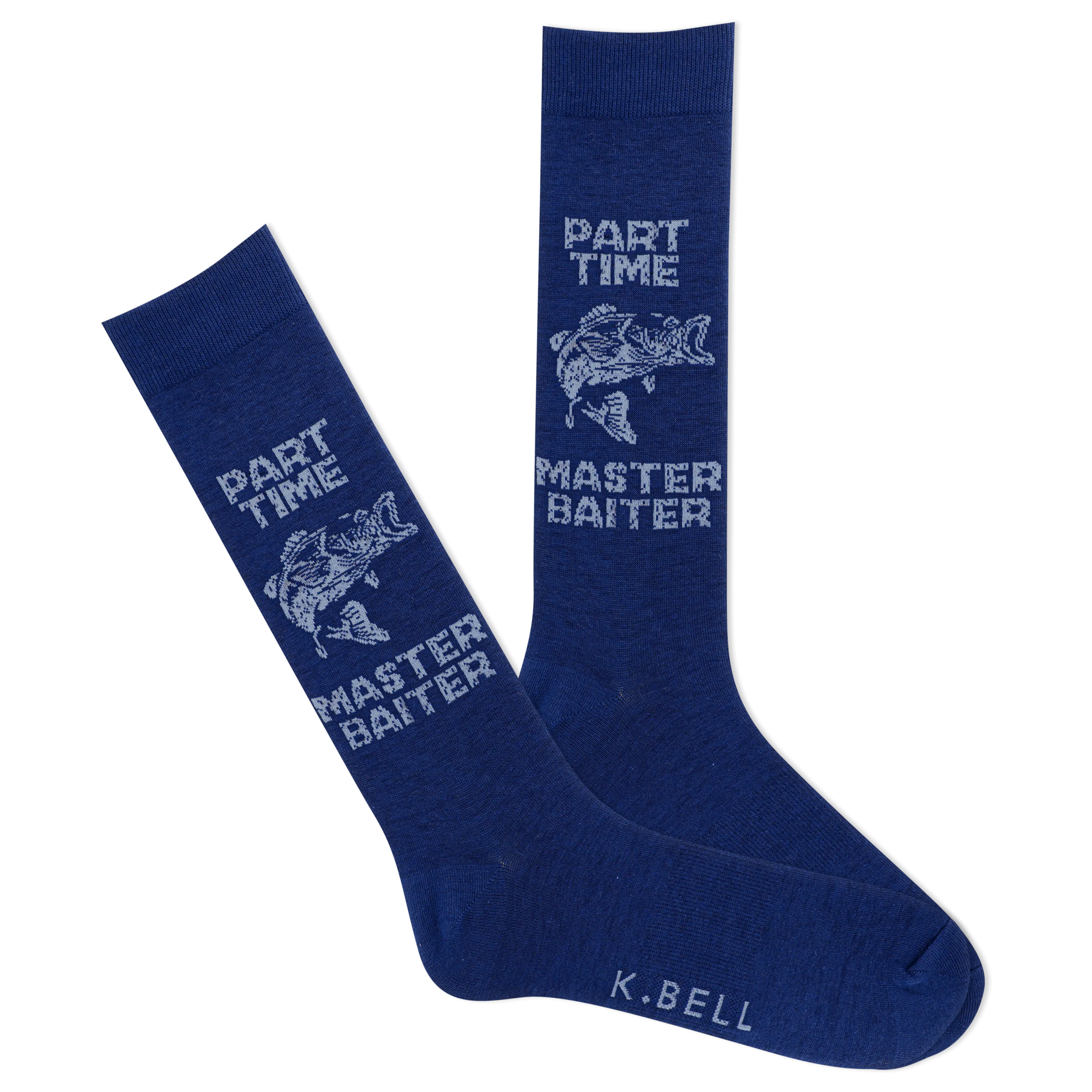 K.Bell Men's Part-Time Master Baiter Crew Sock