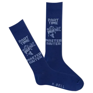 K.Bell Men's Part-Time Master Baiter Crew Sock