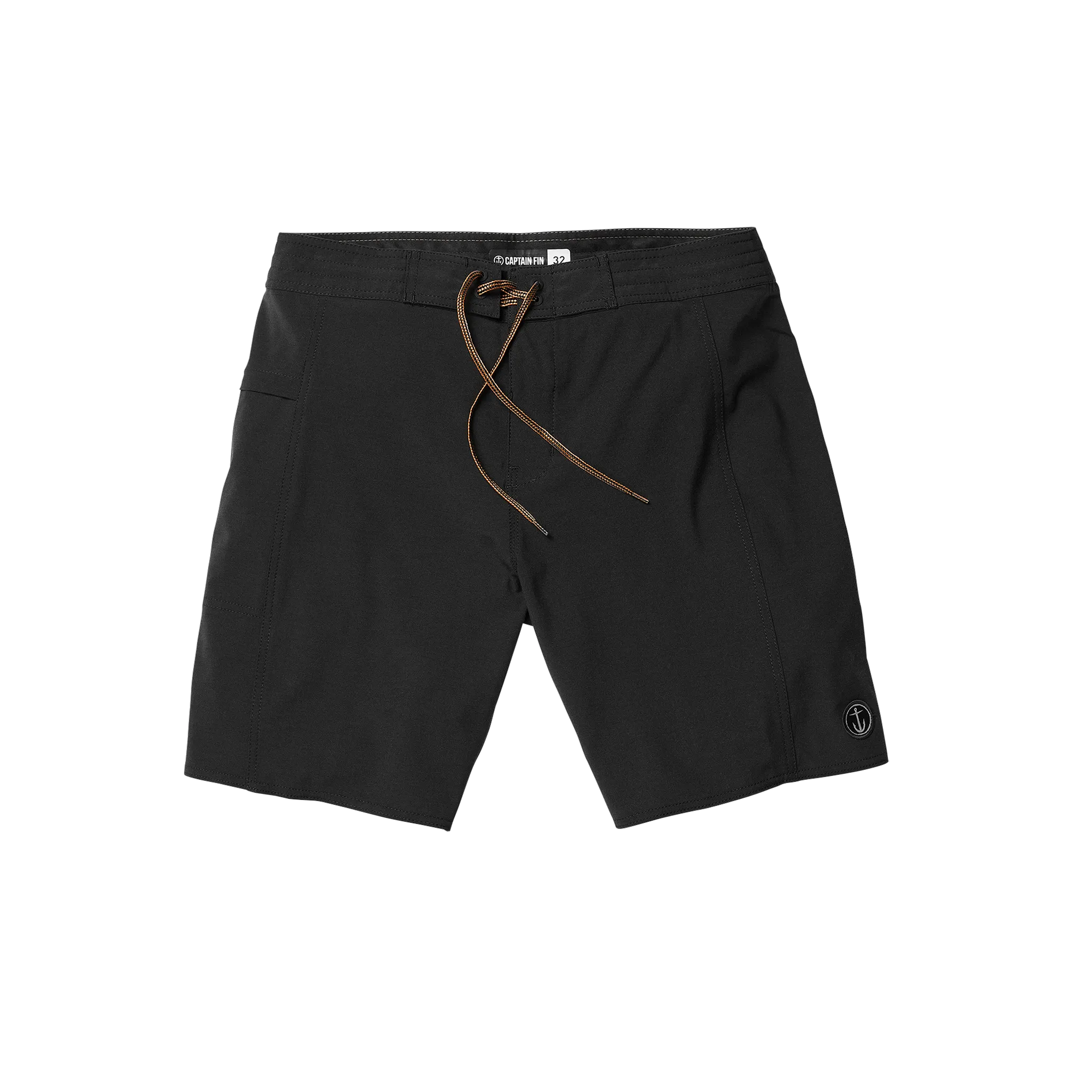 Keyhole Solid Boardshort - Blk
