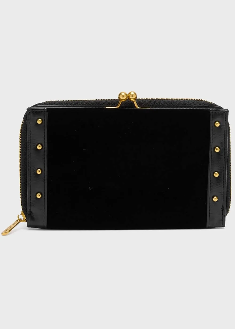 Killstar Fern Valley Velvet Wallet Black