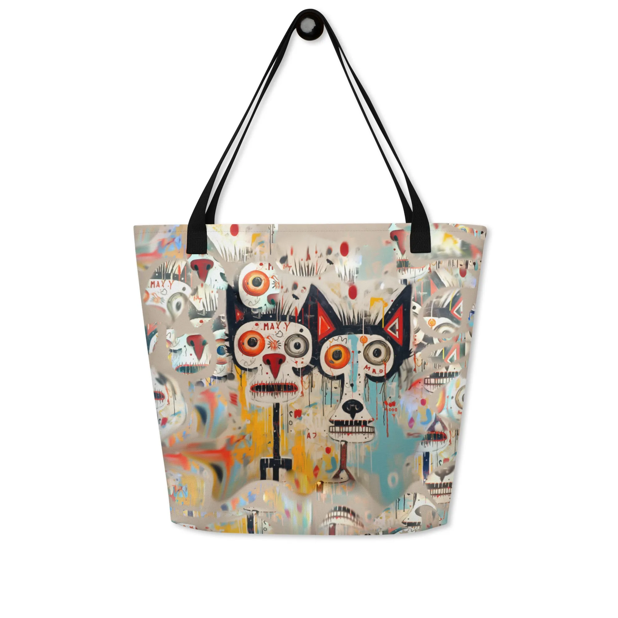 Kinda Classy; Kinda Hood - Large Tote Bag