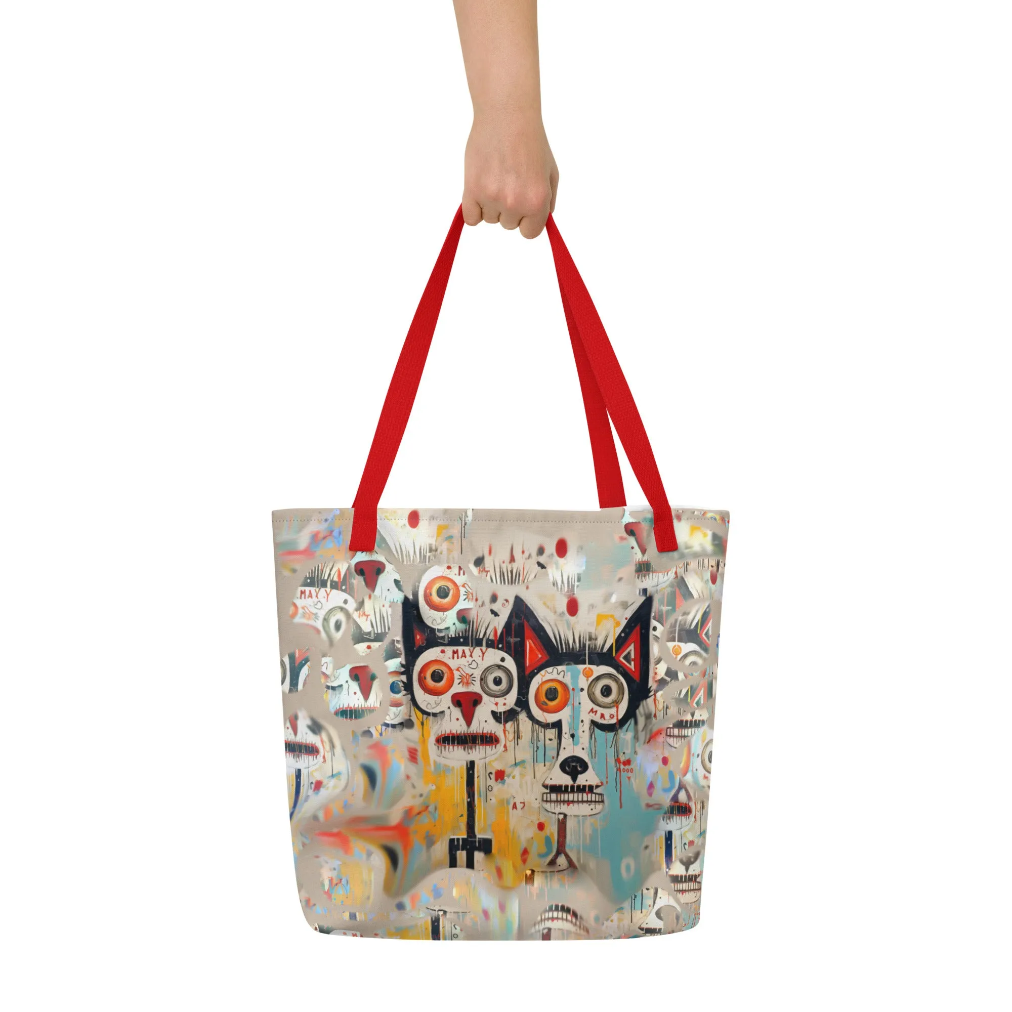 Kinda Classy; Kinda Hood - Large Tote Bag