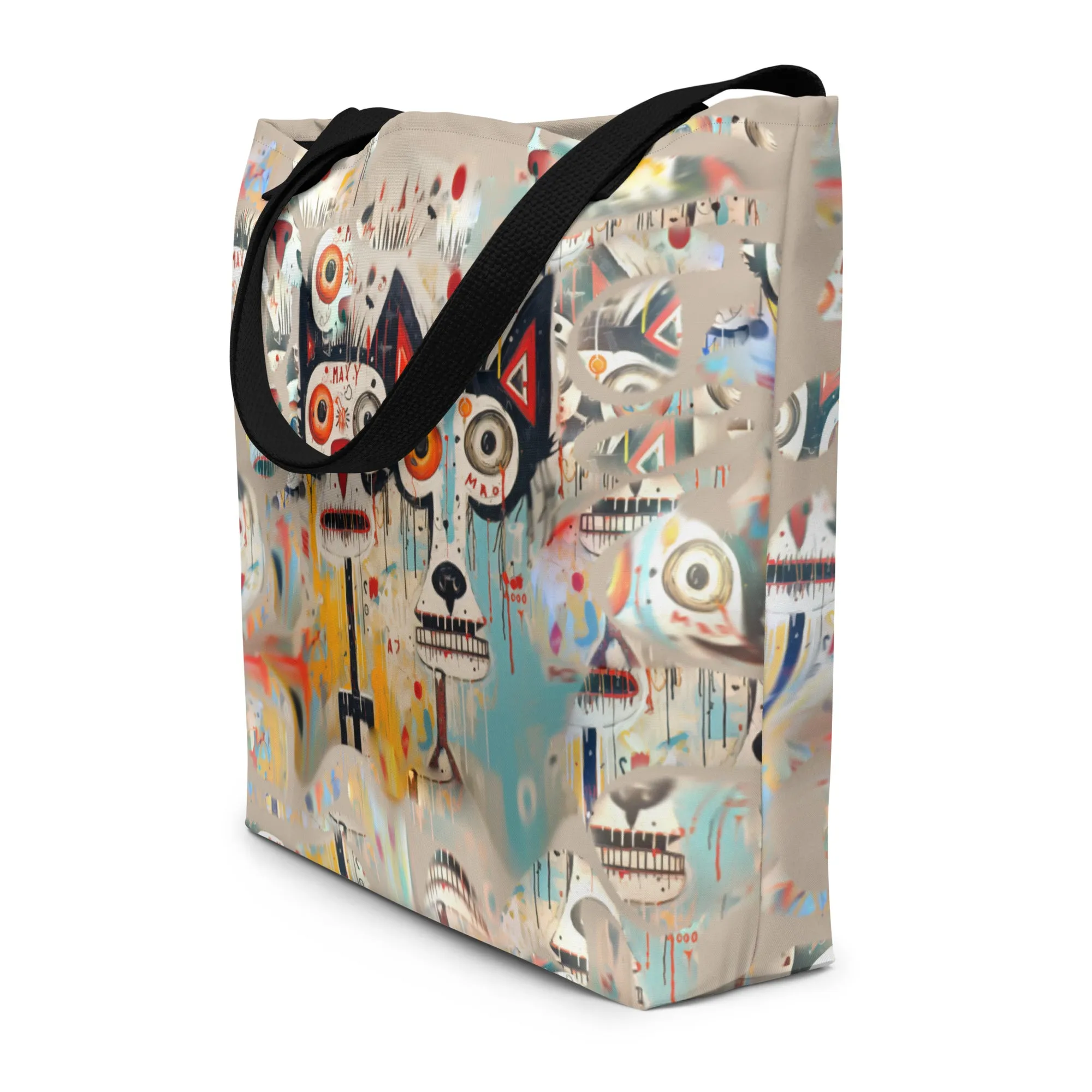 Kinda Classy; Kinda Hood - Large Tote Bag
