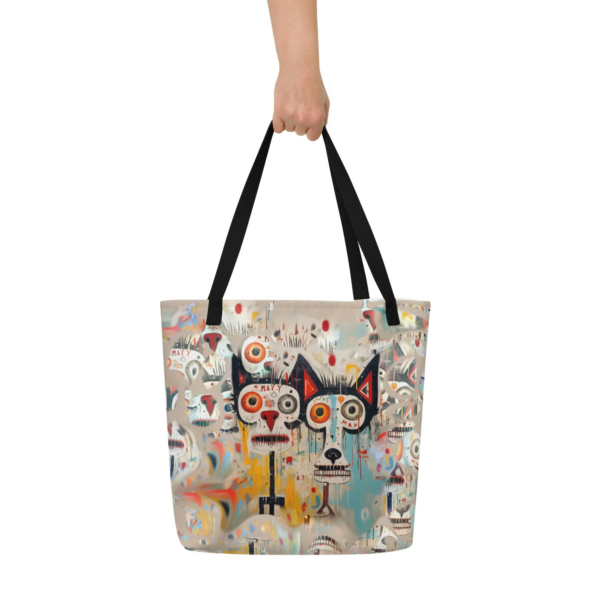 Kinda Classy; Kinda Hood - Large Tote Bag