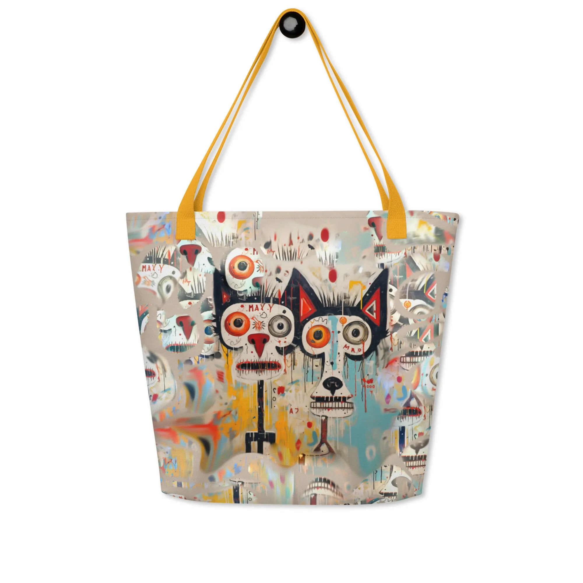 Kinda Classy; Kinda Hood - Large Tote Bag