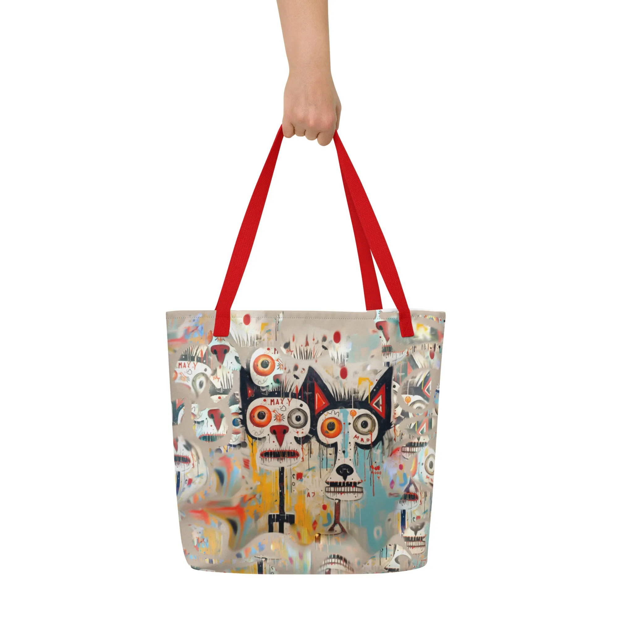 Kinda Classy; Kinda Hood - Large Tote Bag