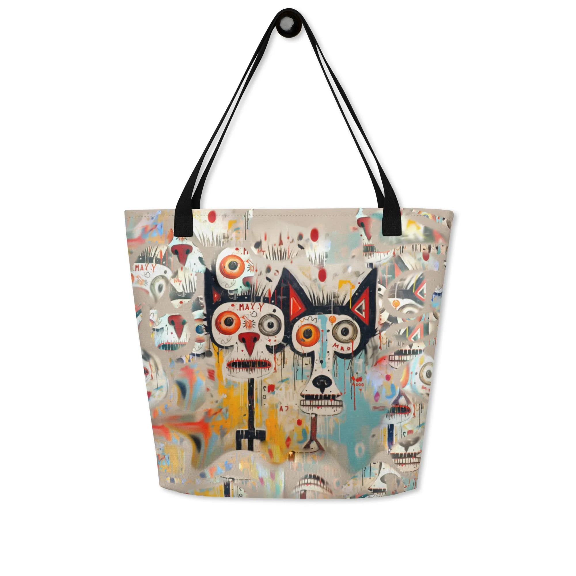 Kinda Classy; Kinda Hood - Large Tote Bag