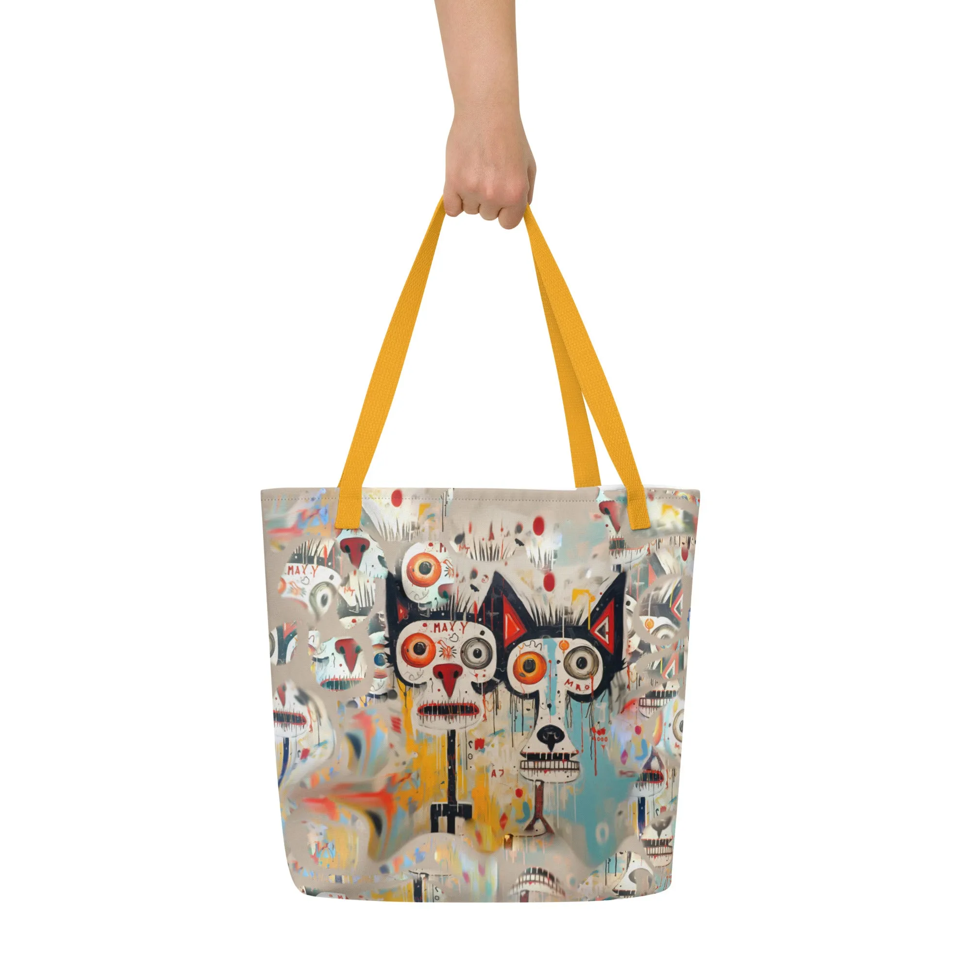 Kinda Classy; Kinda Hood - Large Tote Bag