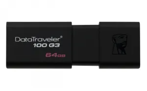 Kingston Dt100g3 Memoria Usb 3.0 64gb Negro