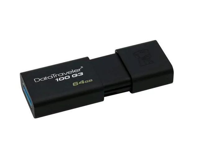 Kingston Dt100g3 Memoria Usb 3.0 64gb Negro