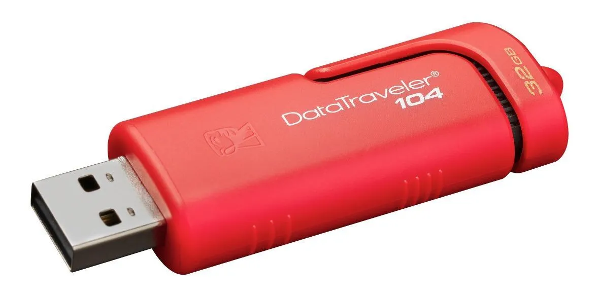 Kingston Dt104 Memoria Usb 2.0 32 Gb, Roja