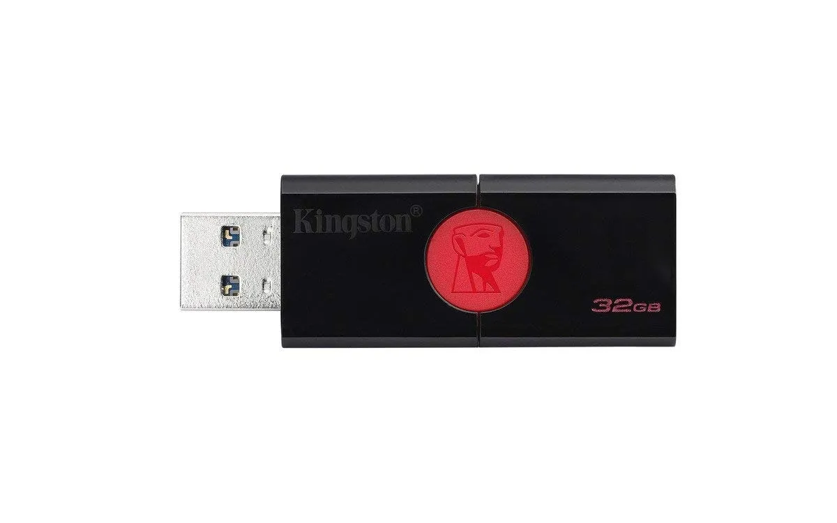 Kingston Dt106 Memoria Usb 32 Gb 3.0 Negro/Rojo