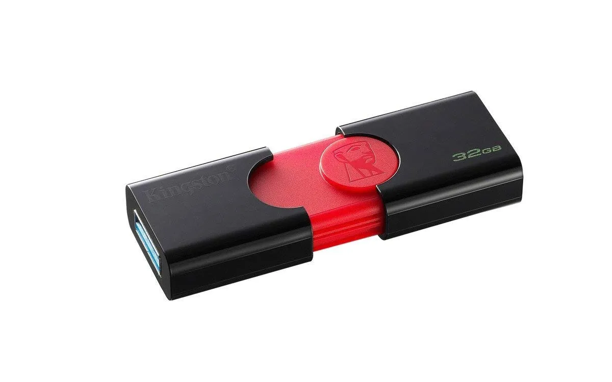 Kingston Dt106 Memoria Usb 32 Gb 3.0 Negro/Rojo