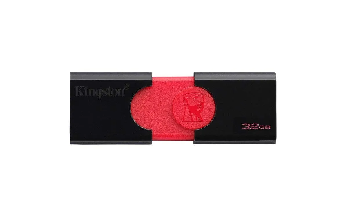 Kingston Dt106 Memoria Usb 32 Gb 3.0 Negro/Rojo